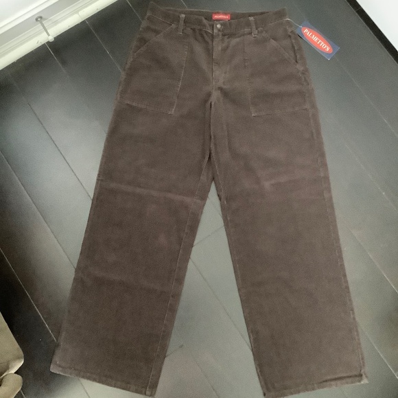PALMETTO'S Jean Brown Corduroy Women Pants, Size 13 - Picture 6 of 9